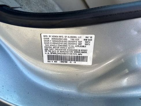 Used 2010 Honda Odyssey EX-L image 17