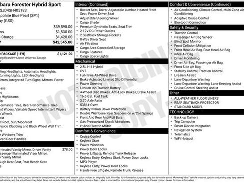 Used 2025 Subaru Forester Sport w/ Popular Package image 12