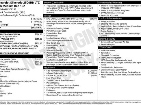 Used 2010 Chevrolet Silverado 2500 LTZ w/ Convenience Package AWD/4WD image 6