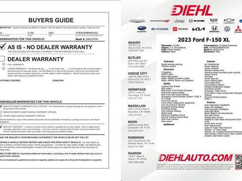 Used 2023 Ford F150 XL w/ STX Appearance Package AWD/4WD image 33