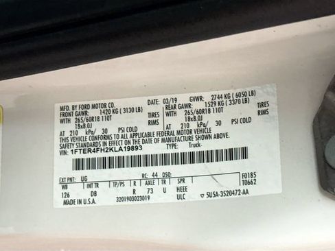 Used 2019 Ford Ranger Lariat w/ Equipment Group 501A Mid image 32