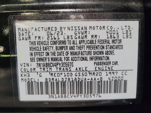 Used 2023 Nissan Sentra SV FWD image 33