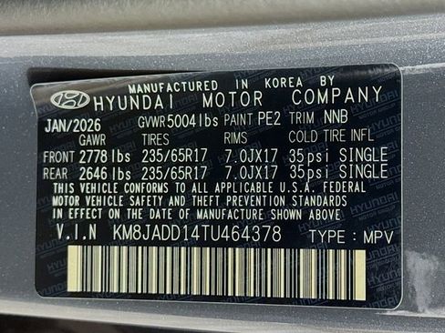 New 2026 Hyundai Tucson Blue SE AWD/4WD image 16