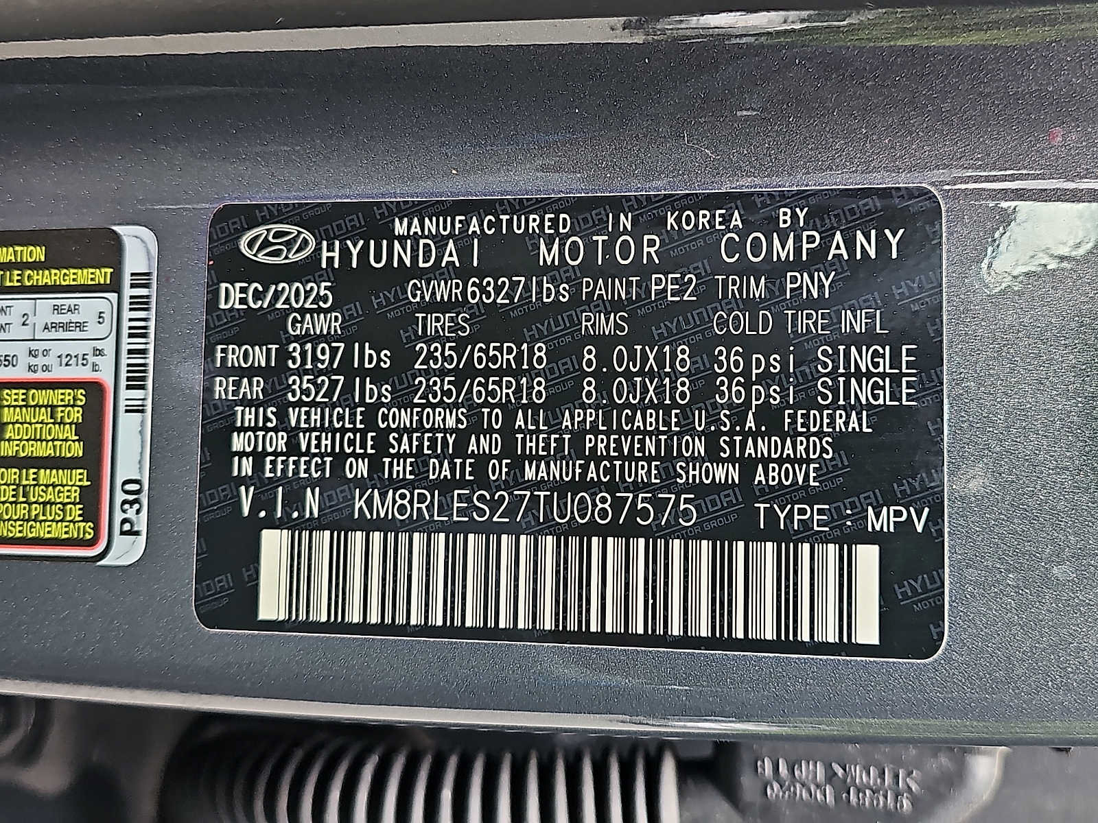 Used 2026 Hyundai Palisade SEL AWD/4WD image 31