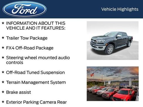 Certified 2019 Ford Ranger Lariat w/ Equipment Group 501A Mid AWD/4WD image 5
