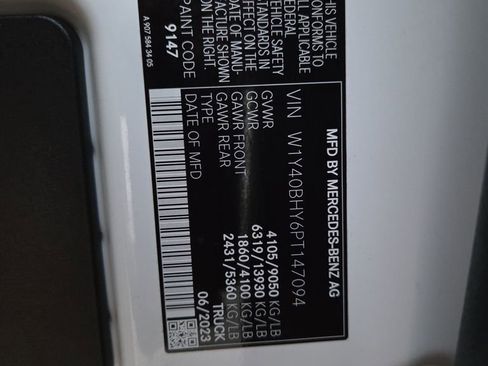 Used 2023 Mercedes-Benz Sprinter 144 Cargo image 27