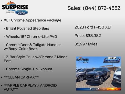 Used 2023 Ford F150 XLT w/ Equipment Group 302A High AWD/4WD image 22