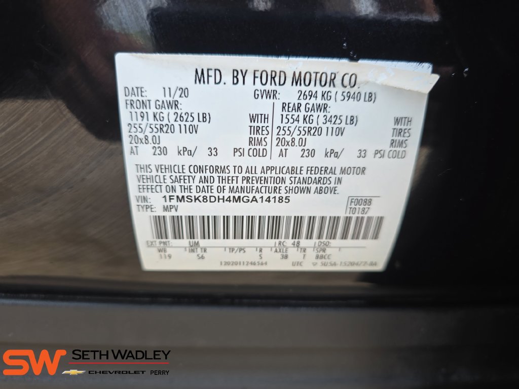 Used 2021 Ford Explorer XLT w/ Equipment Group 202A AWD/4WD image 36