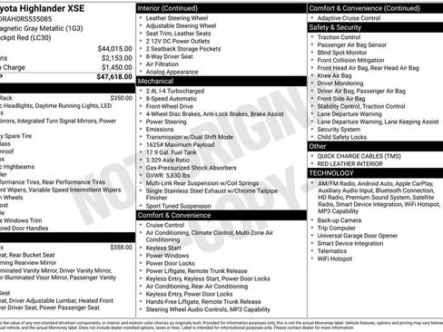 Used 2024 Toyota Highlander XSE image 35