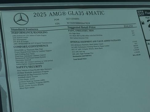 Certified 2025 Mercedes-Benz GLA 35 AMG 4MATIC image 24