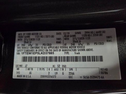 Used 2020 Ford F150 XL w/ Equipment Group 101A Mid image 98