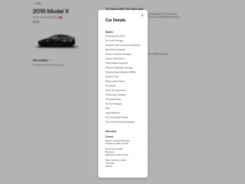 Used 2016 Tesla Model X 90D AWD/4WD image 4