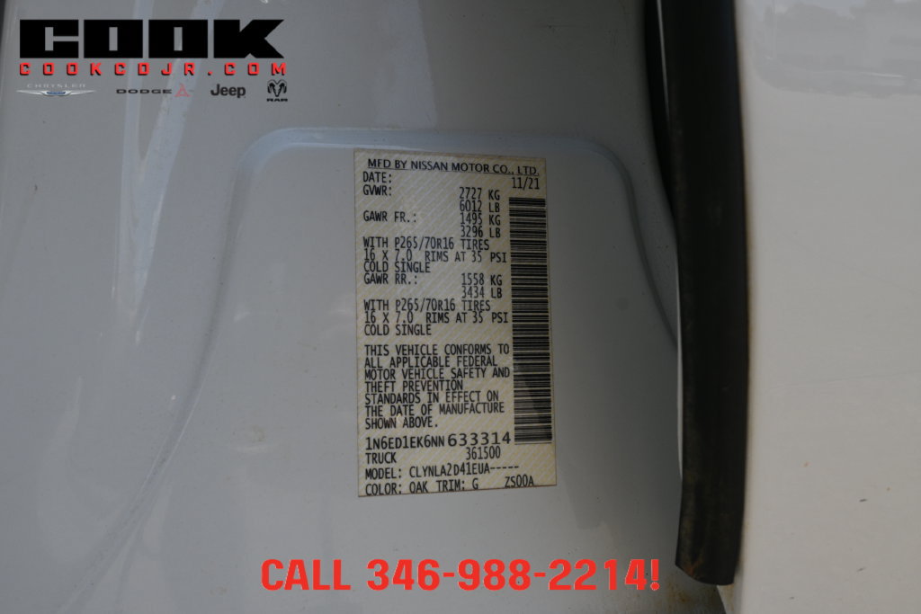 Used 2022 Nissan Frontier S AWD/4WD image 28