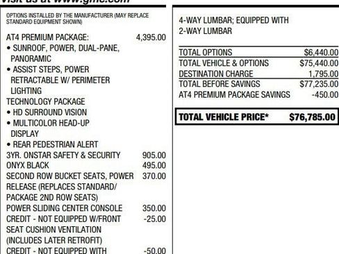 Certified 2023 GMC Yukon AT4 w/ AT4 Premium Package AWD/4WD image 2