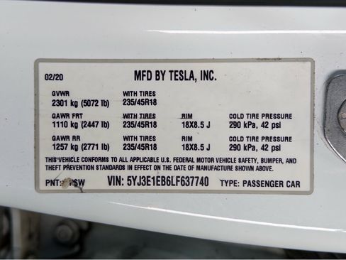 Used 2020 Tesla Model 3 Long Range image 27