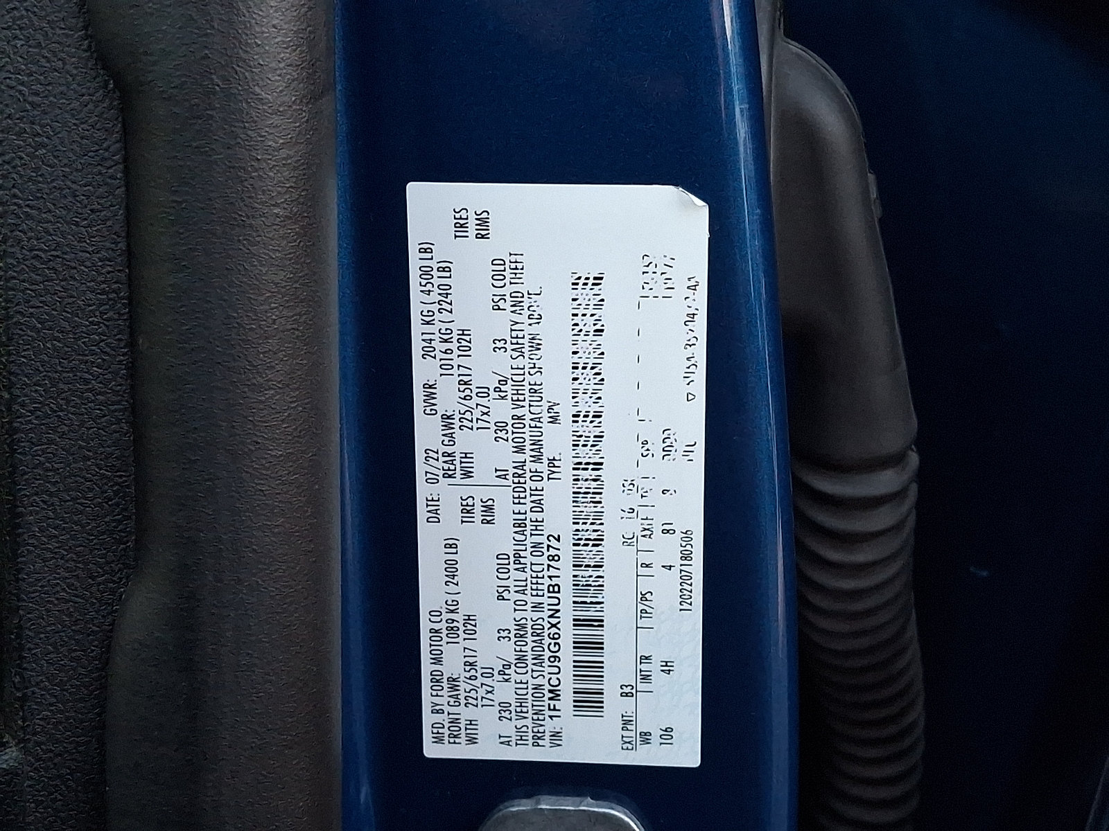 Certified 2022 Ford Escape SE AWD/4WD image 28