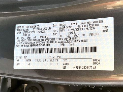 New 2026 Ford F350 Lariat w/ Black Appearance Package AWD/4WD image 12