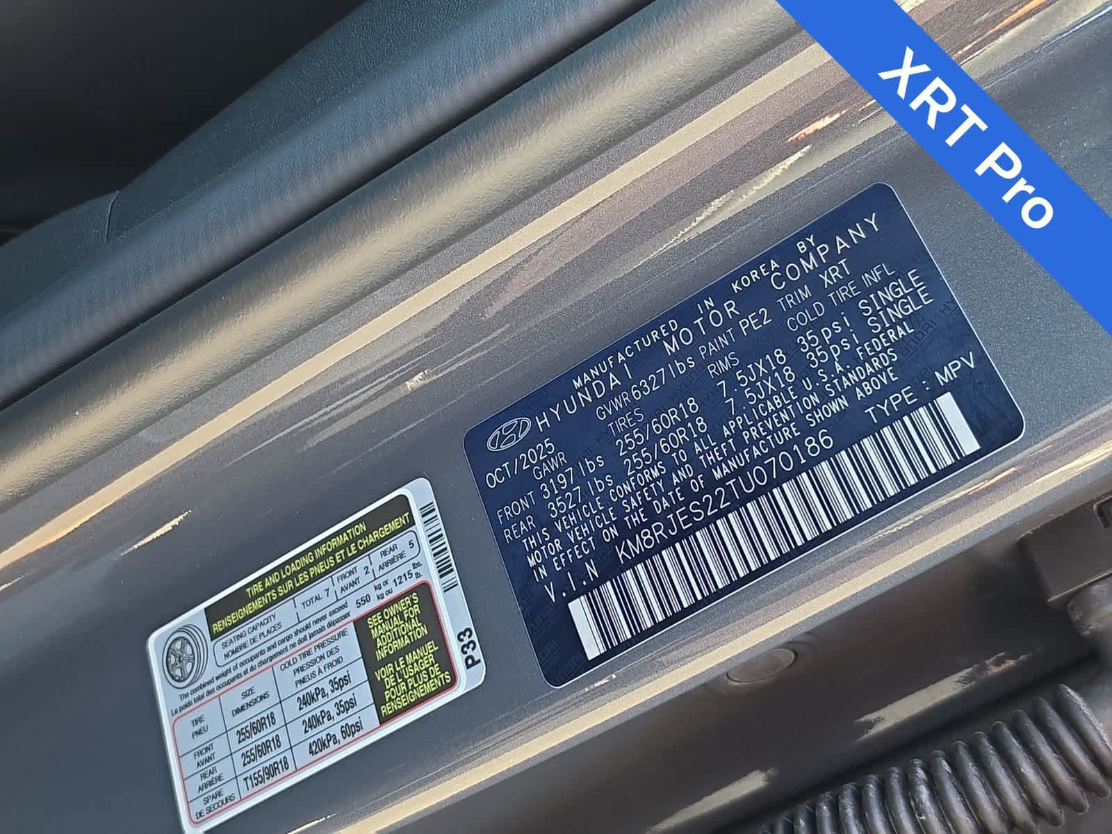 Certified 2026 Hyundai Palisade XRT Pro AWD/4WD image 25