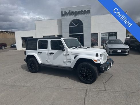 Certified 2023 Jeep Wrangler Unlimited Sahara w/ Cold Weather Group AWD/4WD image 1