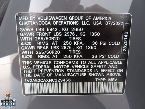 Used 2022 Volkswagen Atlas Cross Sport SEL R-Line AWD/4WD image 31