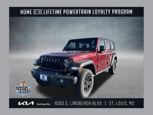 Used 2021 Jeep Wrangler Unlimited Willys image 1
