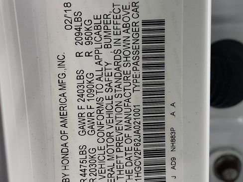 Used 2018 Honda Accord EX-L image 33
