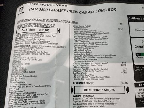 Used 2023 RAM 3500 Laramie image 53