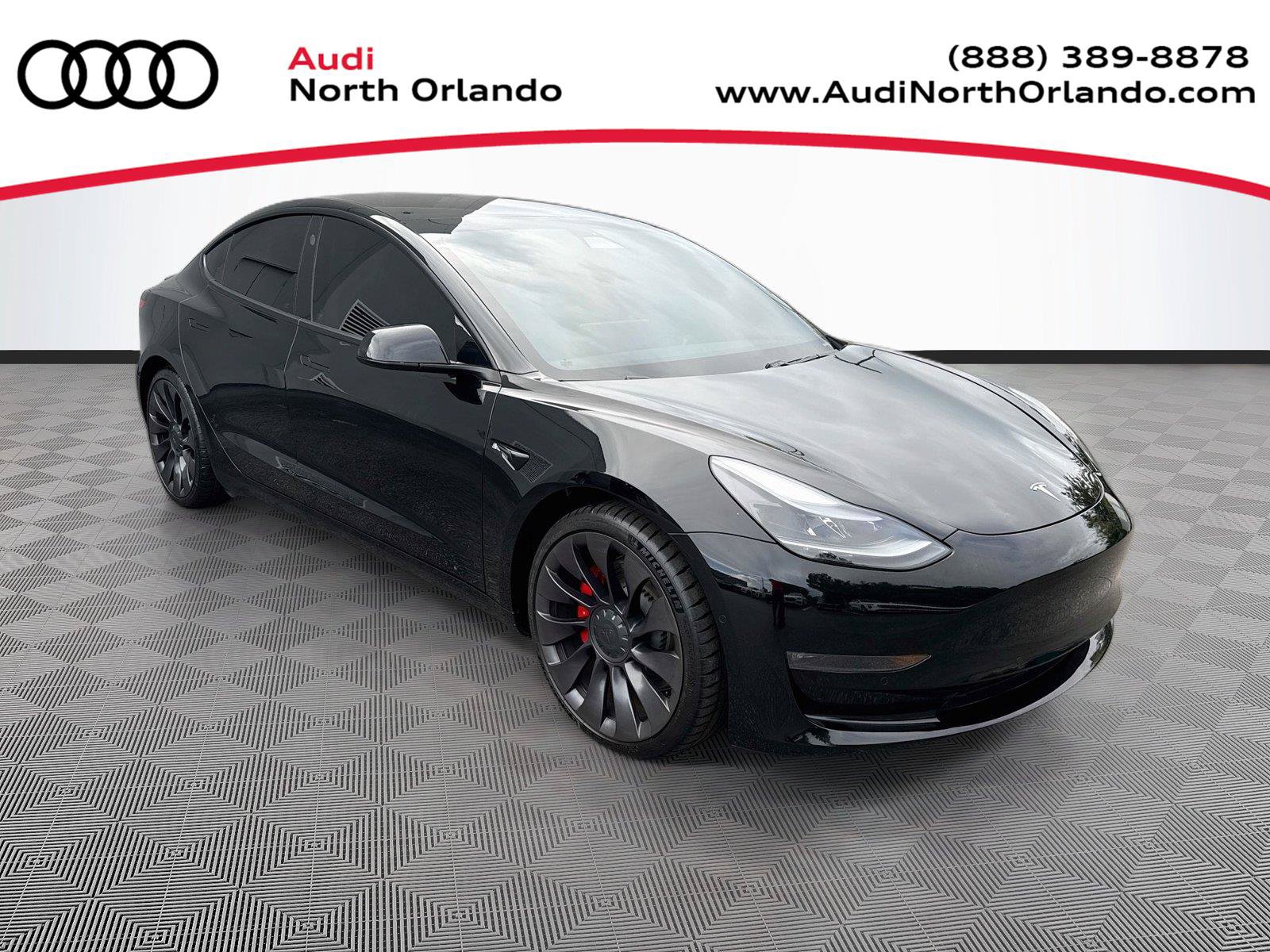 Used 2021 Tesla Model 3 Performance AWD/4WD image 1