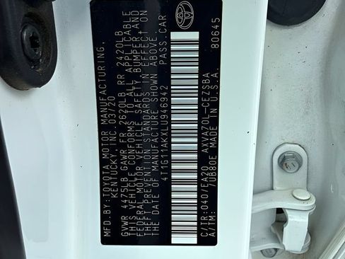 Used 2020 Toyota Camry SE FWD image 33