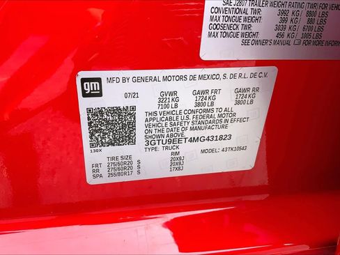 Used 2021 GMC Sierra 1500 AT4 AWD/4WD image 37