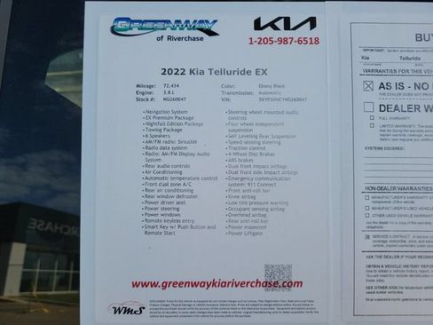 Used 2022 Kia Telluride EX w/ EX Premium Package AWD/4WD image 40