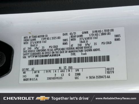 Used 2021 Ford F150 Lariat AWD/4WD image 34
