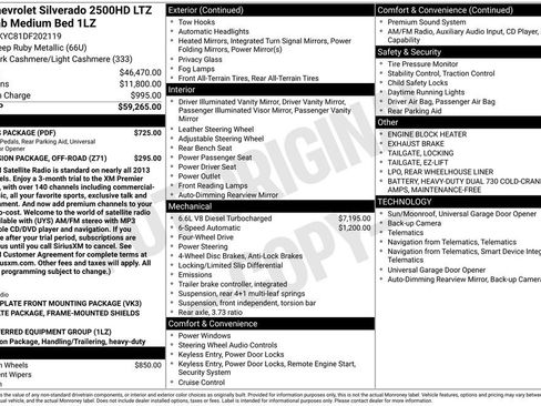 Used 2013 Chevrolet Silverado 2500 LTZ w/ LTZ Plus Package AWD/4WD image 37