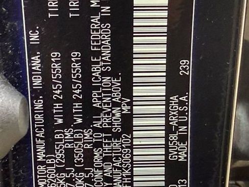 Certified 2019 Toyota Highlander Limited Platinum image 14