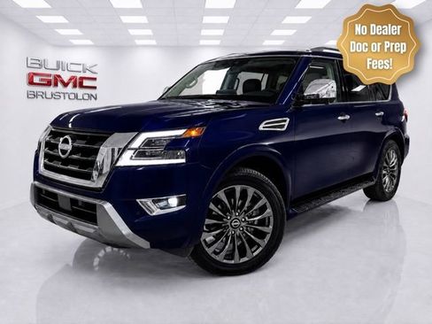 Used 2024 Nissan Armada Platinum w/ Captain's Chairs Package AWD/4WD image 1