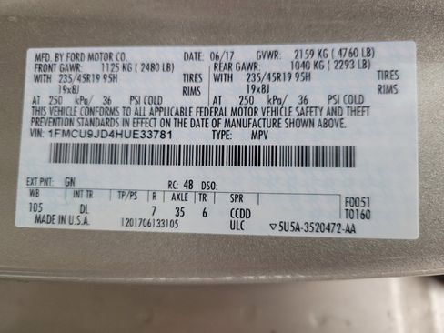 Used 2017 Ford Escape Titanium AWD/4WD image 33