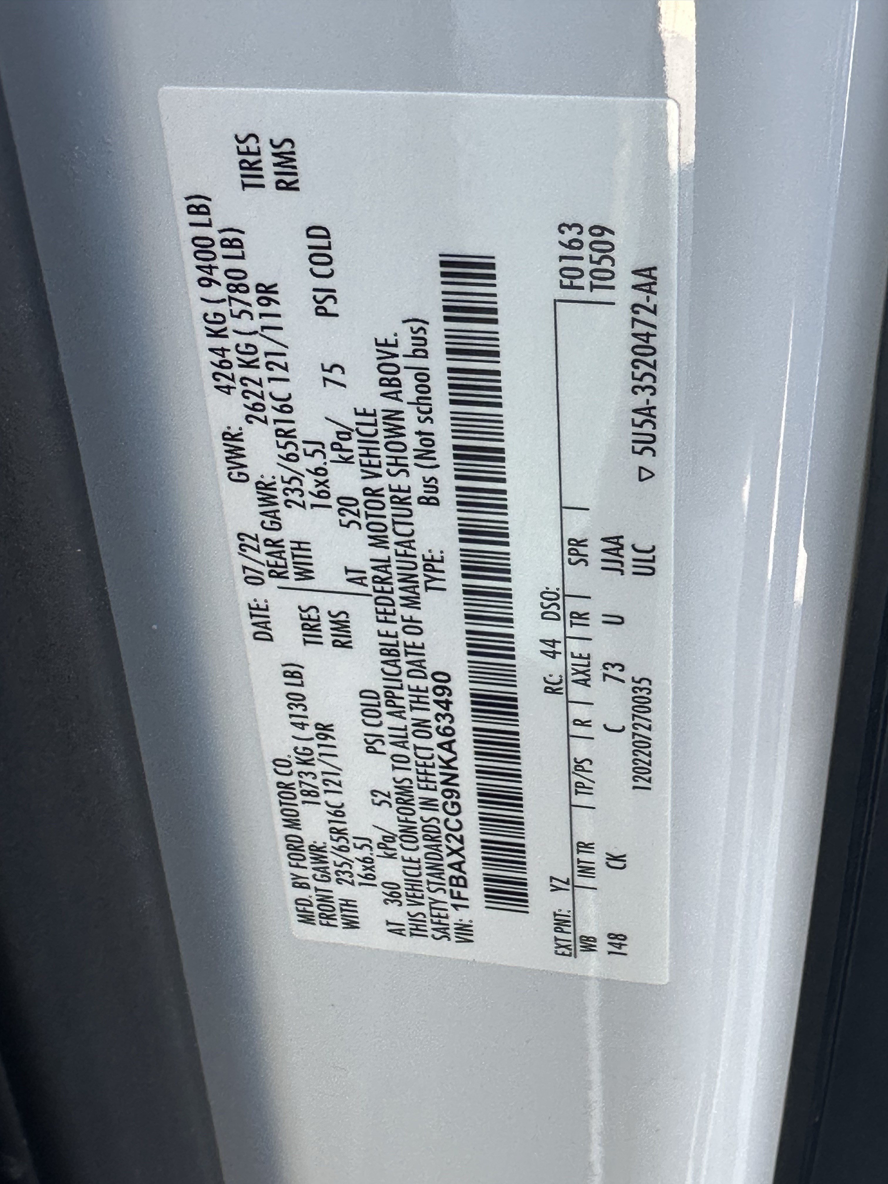Used 2022 Ford Transit 350 XLT RWD image 31
