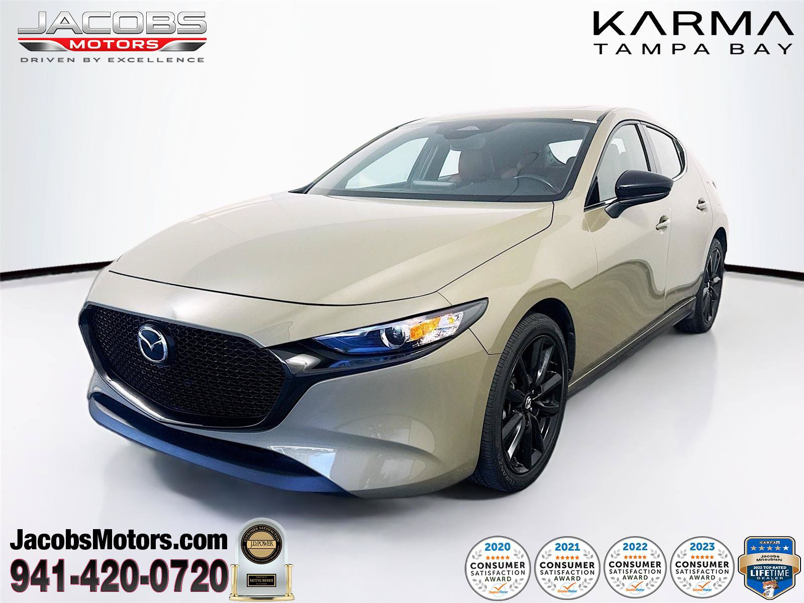Used 2025 MAZDA MAZDA3 Carbon AWD/4WD image 1
