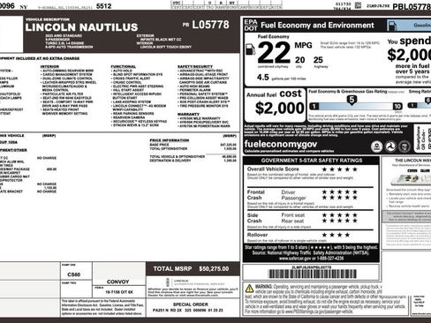 Used 2023 Lincoln Nautilus Standard w/ Premium Package image 26