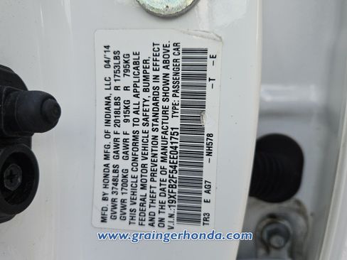 Used 2014 Honda Civic LX image 14
