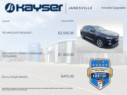 Certified 2021 Buick Envision Essence w/ Technology Package I image 2