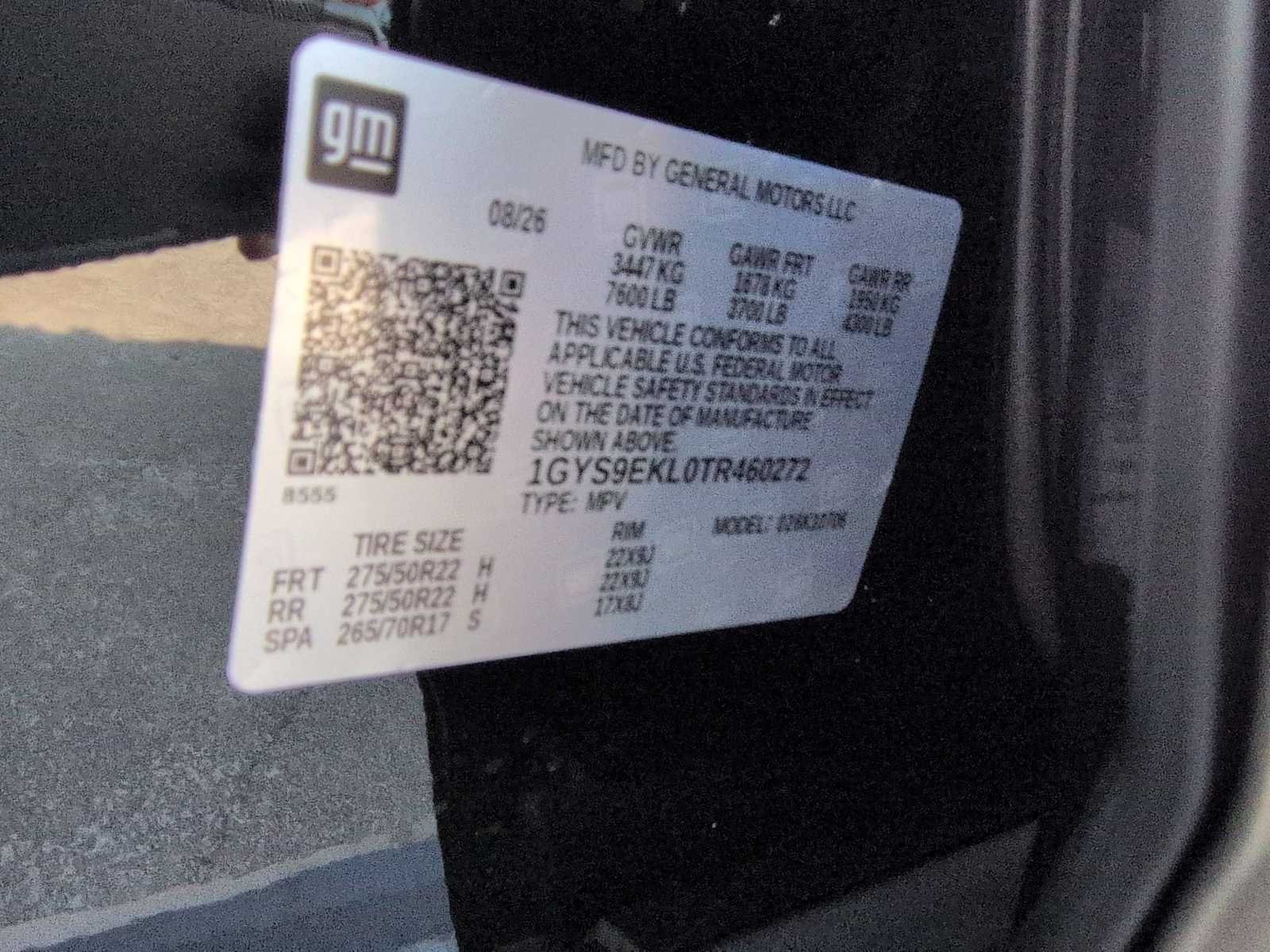 New 2026 Cadillac Escalade Sport w/ LPO, ONYX Package AWD/4WD image 30