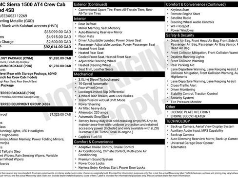 Used 2025 GMC Sierra 1500 AT4 w/ Technology Package AWD/4WD image 30