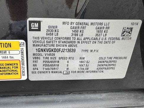Used 2015 Chevrolet Traverse LT w/ Traveler's Package AWD/4WD image 22