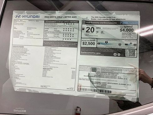 New 2026 Hyundai Santa Cruz Limited image 34