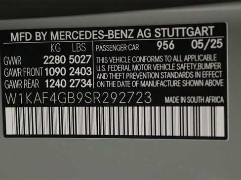 New 2025 Mercedes-Benz C 300 Sedan image 15