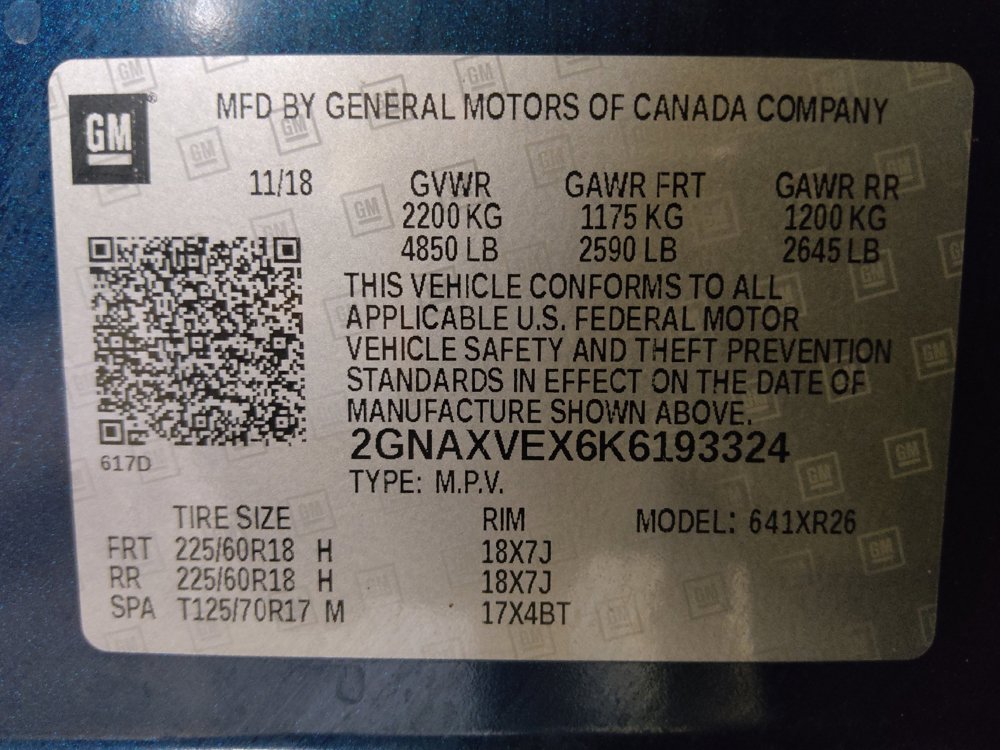 Used 2019 Chevrolet Equinox LT AWD/4WD image 33