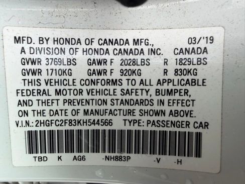 Used 2019 Honda Civic Sport image 42