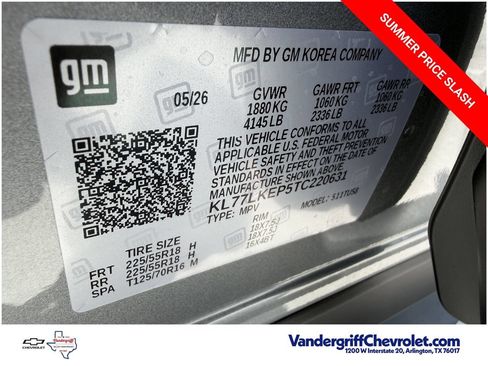 New 2026 Chevrolet Trax ACTIV w/ Sunroof Package FWD image 28