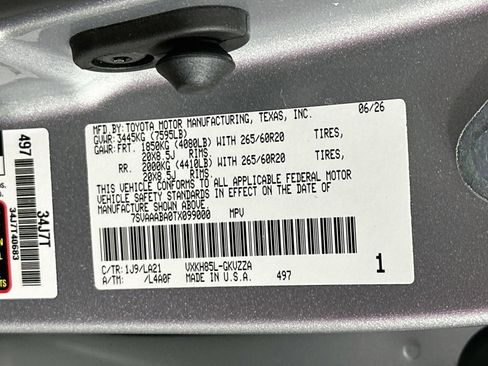 New 2026 Toyota Sequoia Platinum AWD/4WD image 34